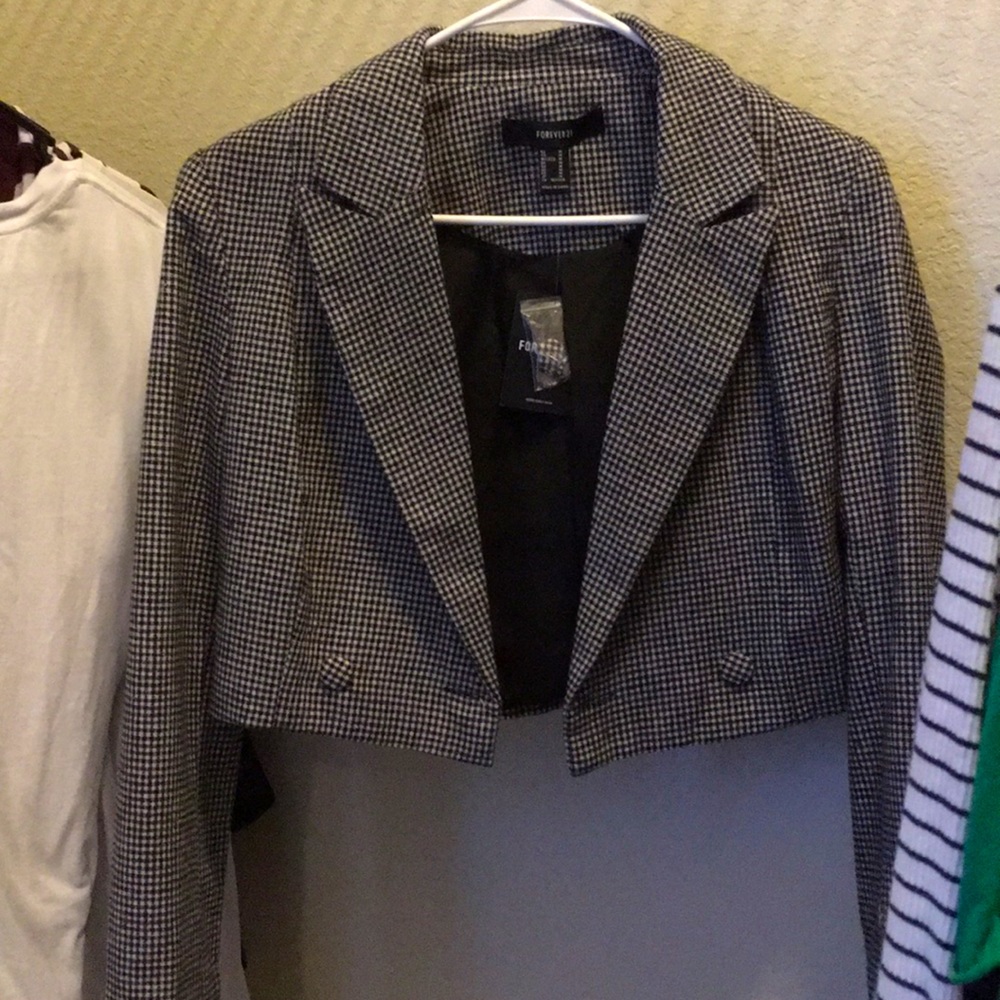 Cropped blazer